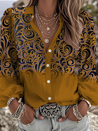 Women's Western Style Vintage Graphic Print Comfort Shirt T-Shirt