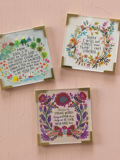 Corner Magnet Keepsake - Today I Will Not Stress