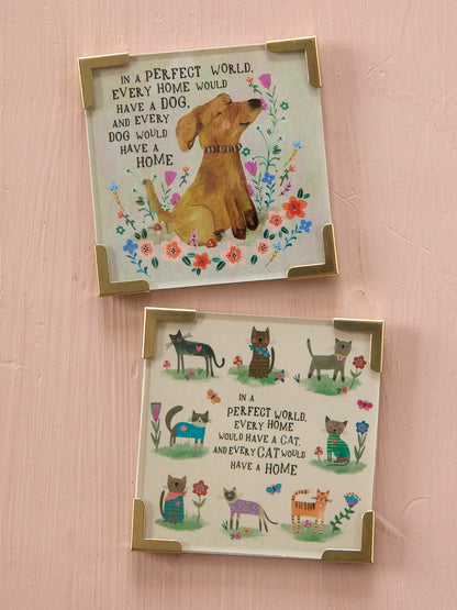 Corner Magnet Keepsake - Every Cat Has A Home