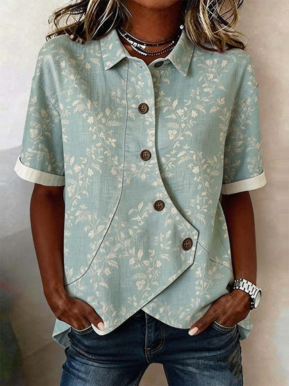 Women'S Casual Printed Shirt