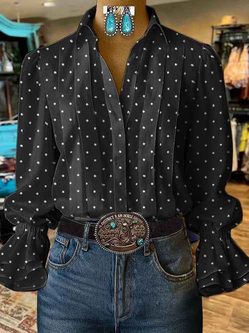 Women's Vintage Western Floral Shirt