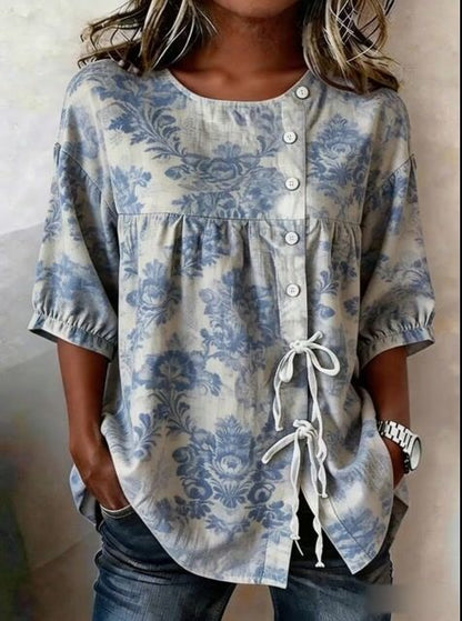 Women'S Casual Printed Shirt